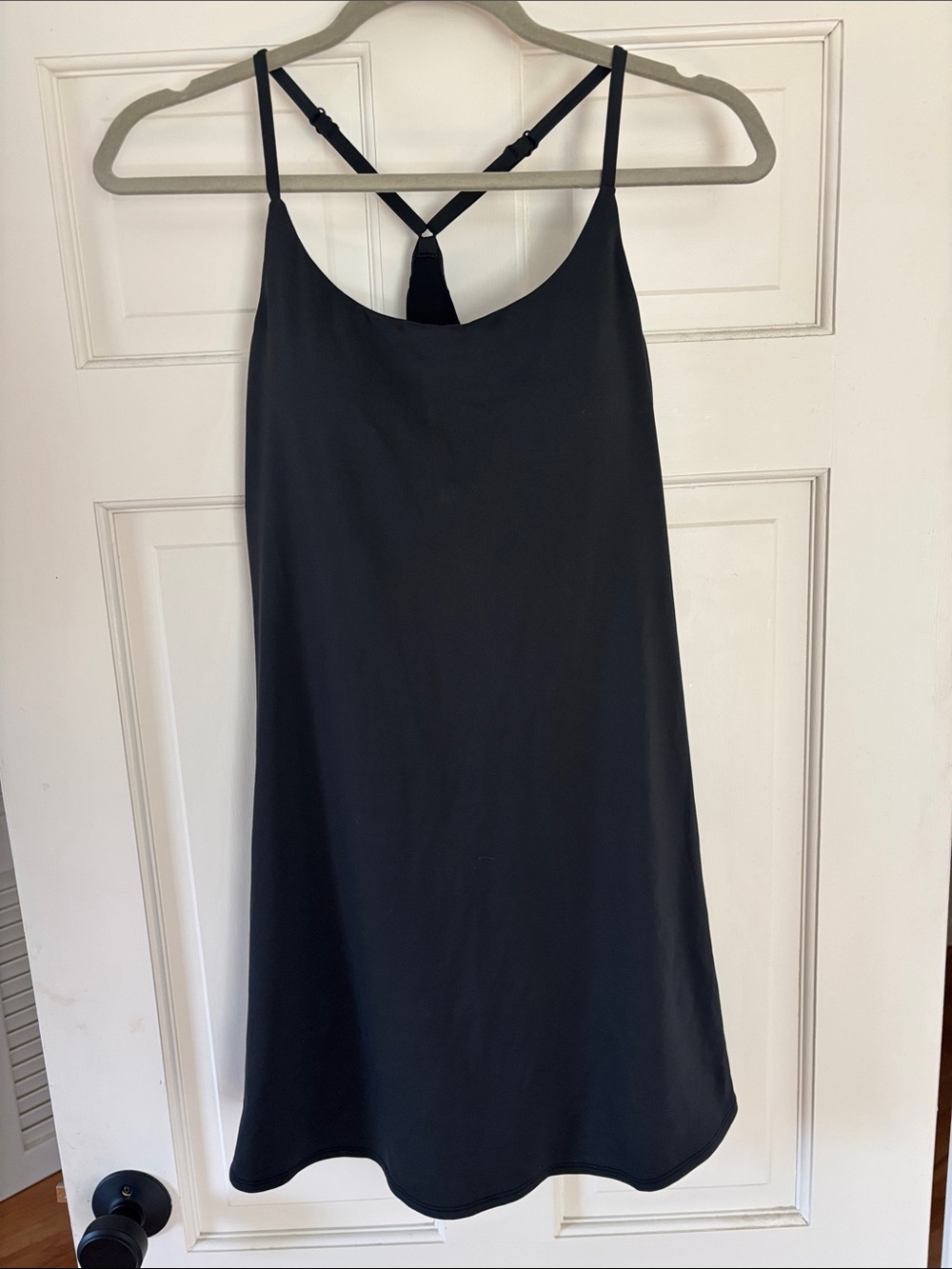 CRZ YOGA Black Strappy Racerback Tank